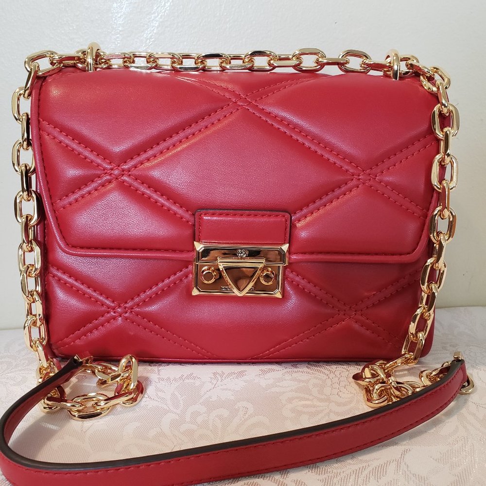 Red Michael Kors CrossBody Bag
